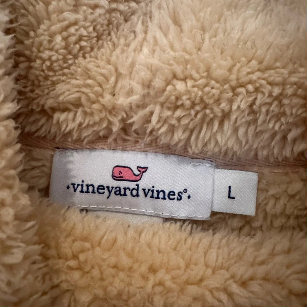 Vineyard Vines Tan Fleece Sweatshirt - Picture 3 of 3